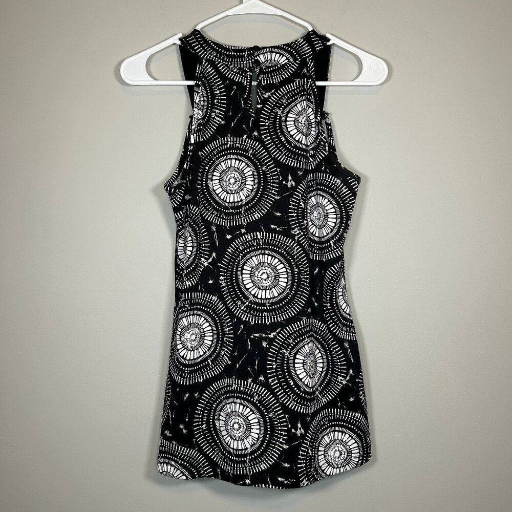 y2k black & white tank blouse - Picture 2 of 2